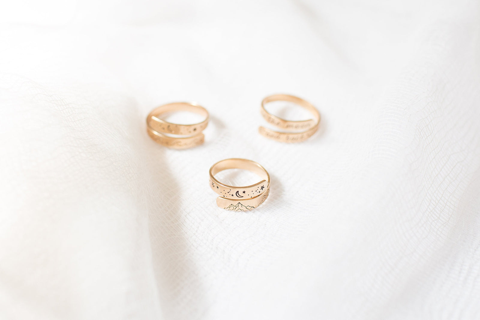 My Sunshine Wrap Ring - Sterling Silver Ring - Sunrise Ring