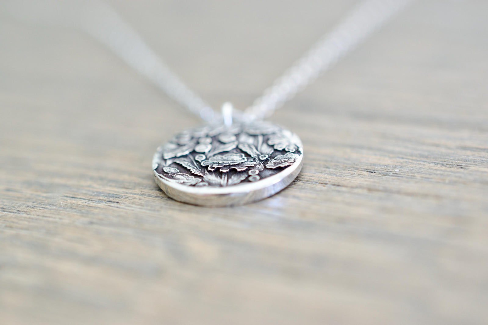 Marigold and Cosmos Necklace - Birth month Flower Jewelry - October Jewelry