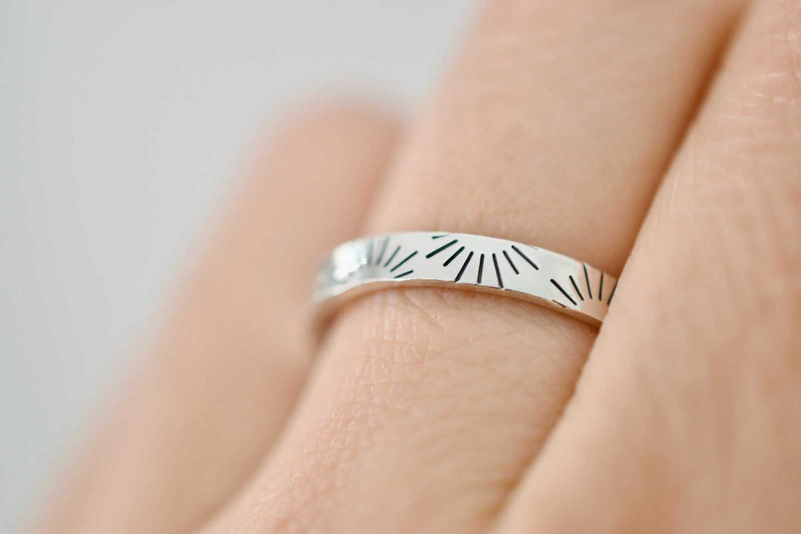 Sunset Ring - Sterling Silver Sunrise Ring - Gifts for Her