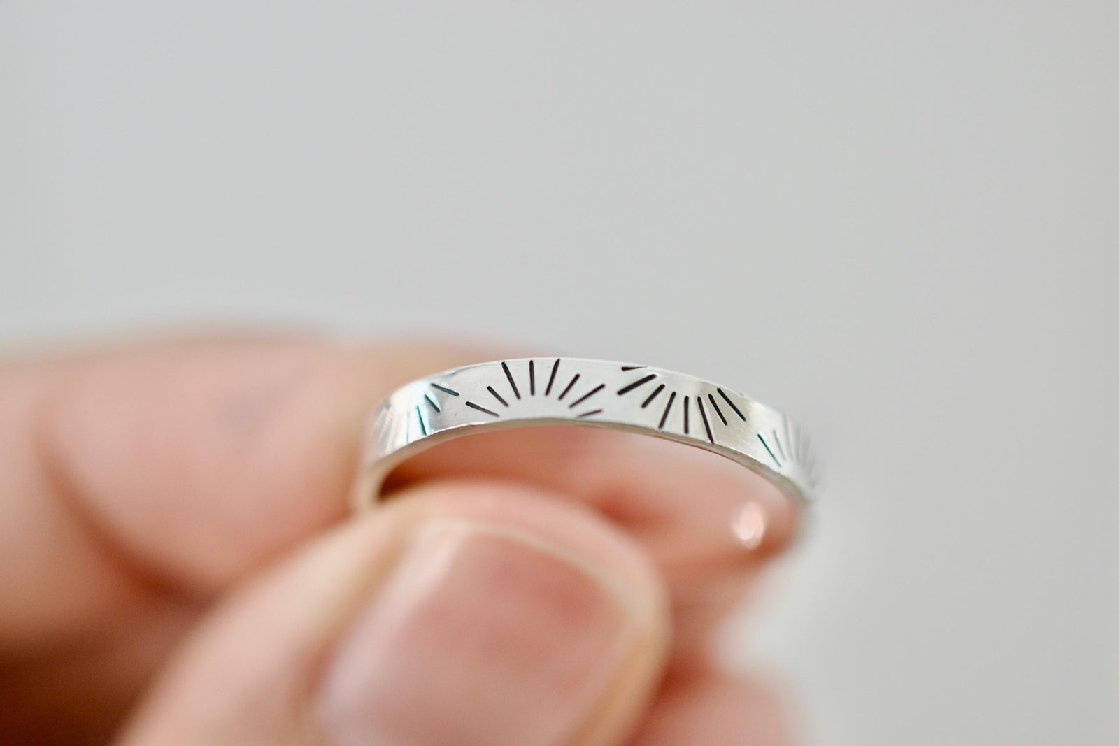 Sunset Ring - Sterling Silver Sunrise Ring - Gifts for Her