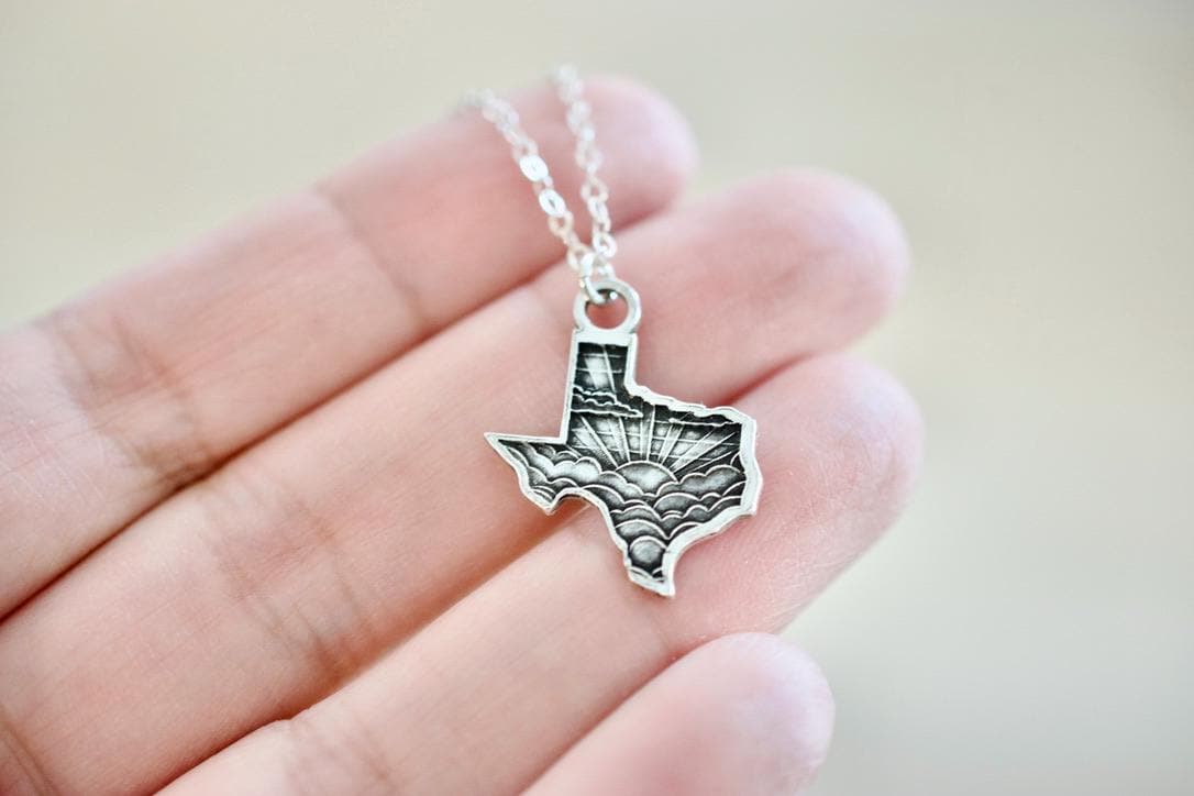 Texas Sunset Necklace - Sterling Texas Charm