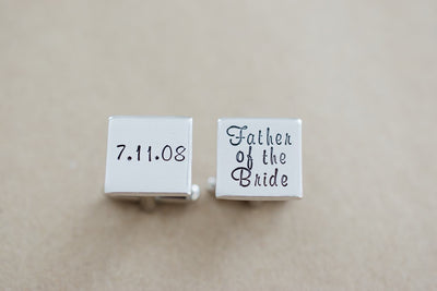 Father of the Groom Cufflinks, set of 2