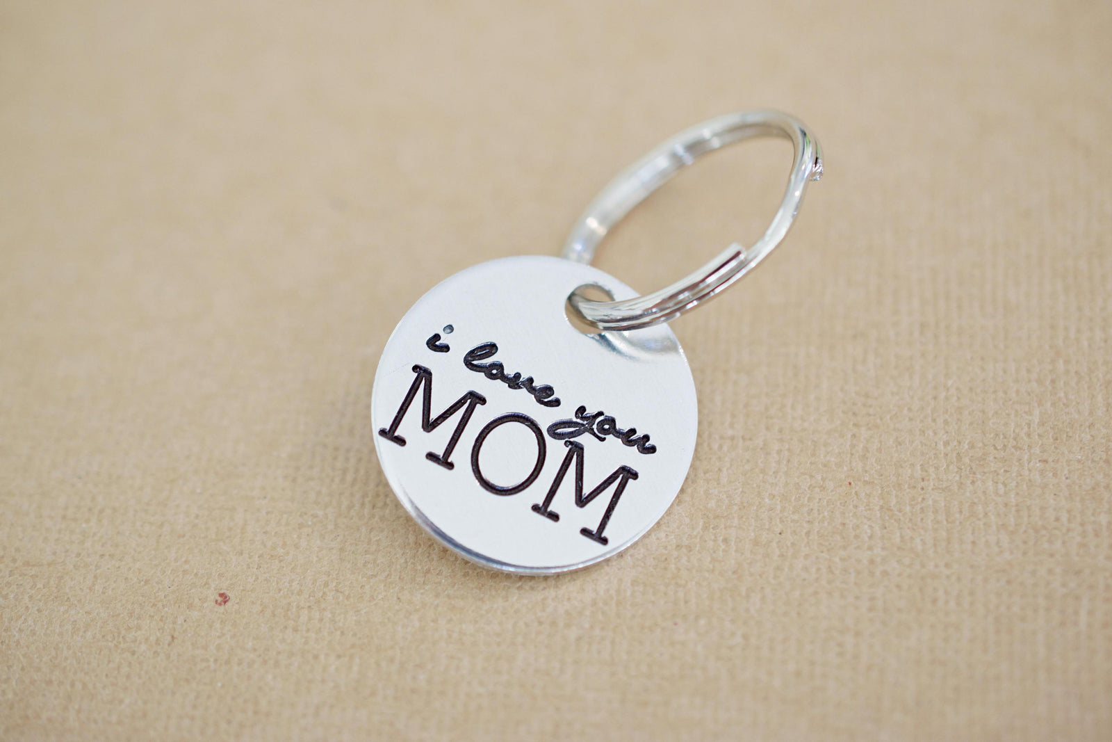 I love you Mom Keychain