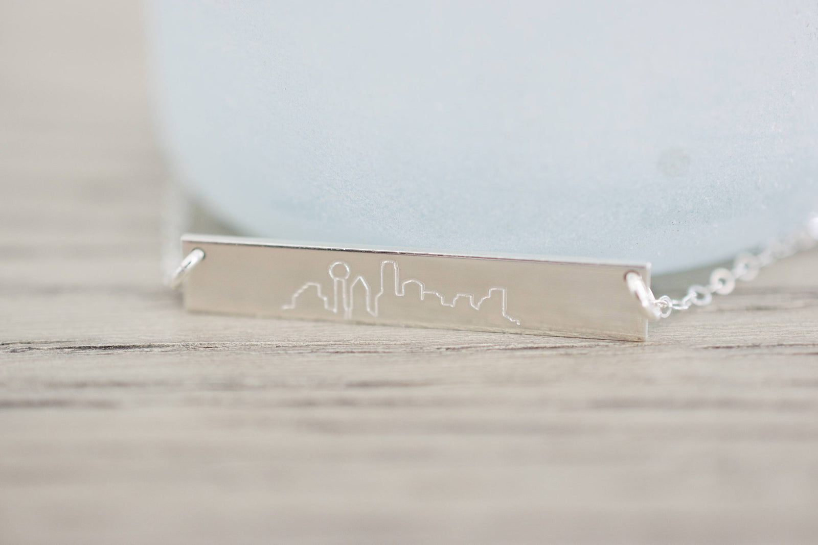 City Skyline Bar Necklace