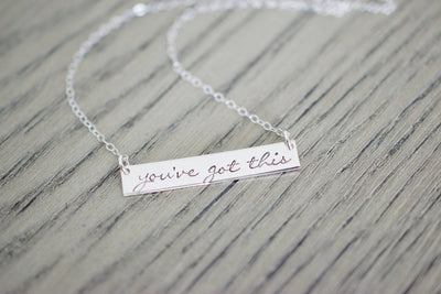 You've Got This Necklace, wood background