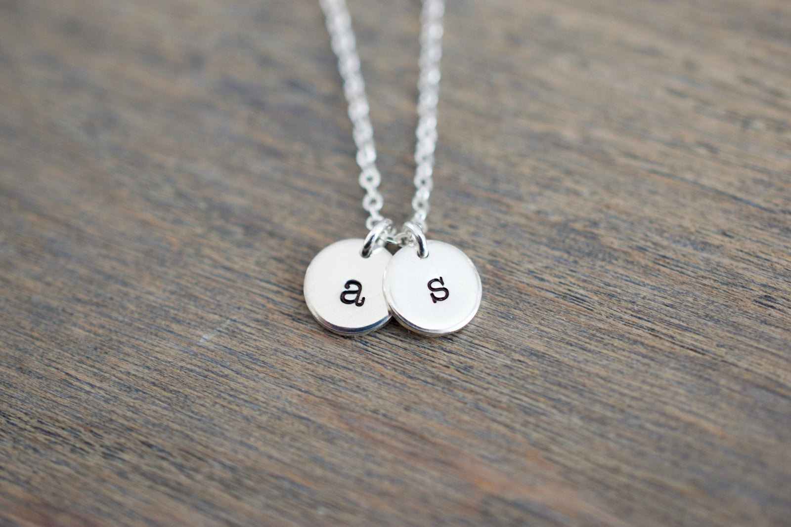 Tiny Initial Necklace