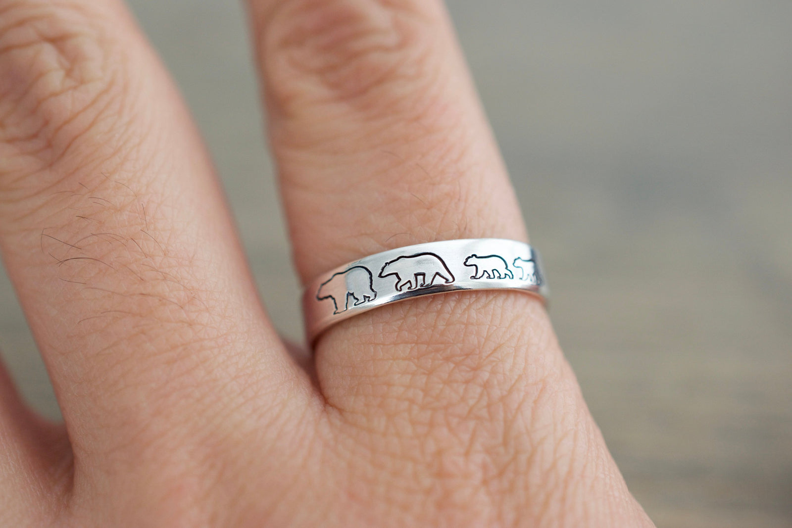 Bear Family Ring