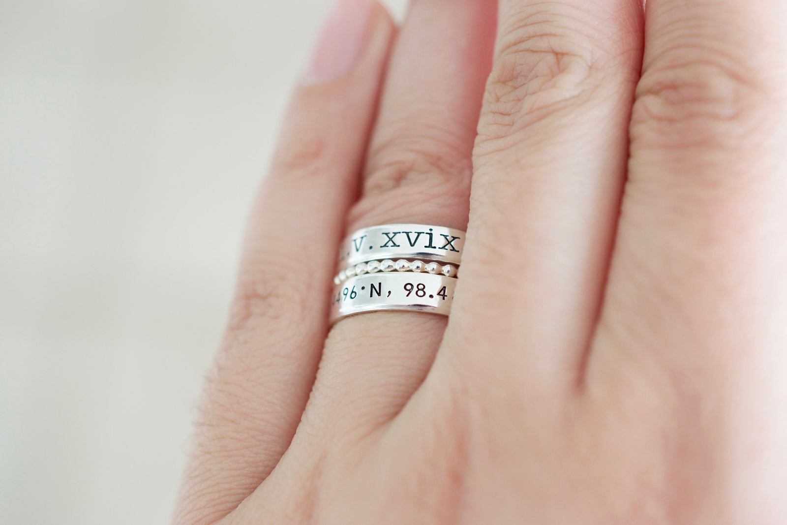 Roman Numerals Ring