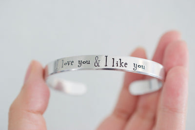 I love you & I like you Bracelet