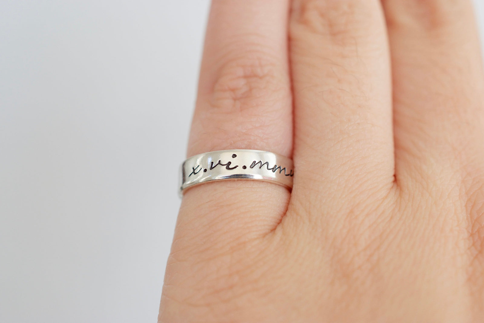 Roman Numerals Ring