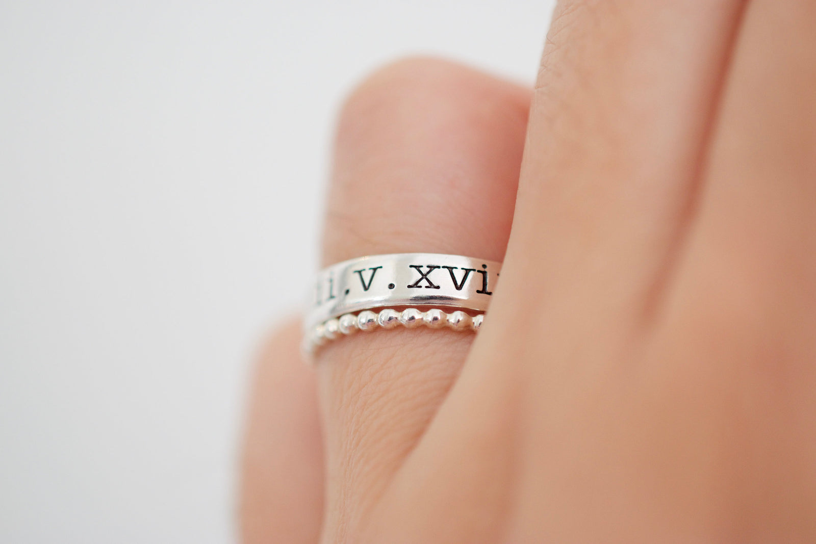 Roman Numerals Ring