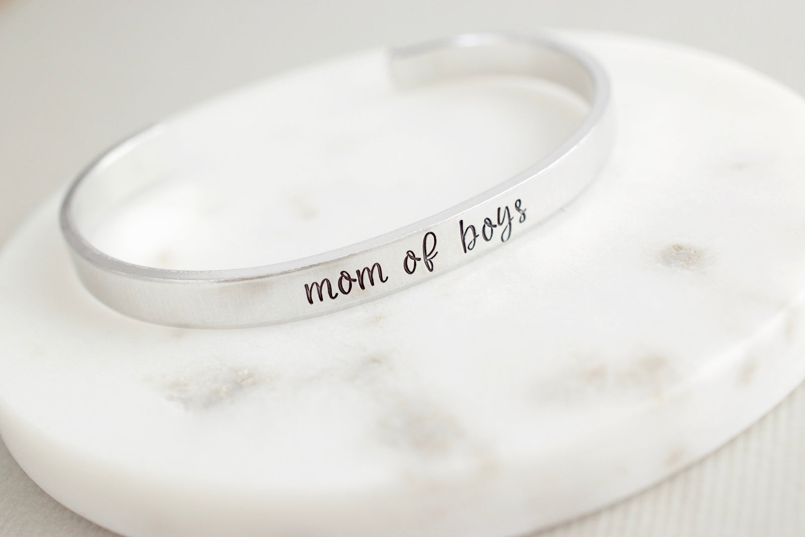 Mom of Boys Bracelet