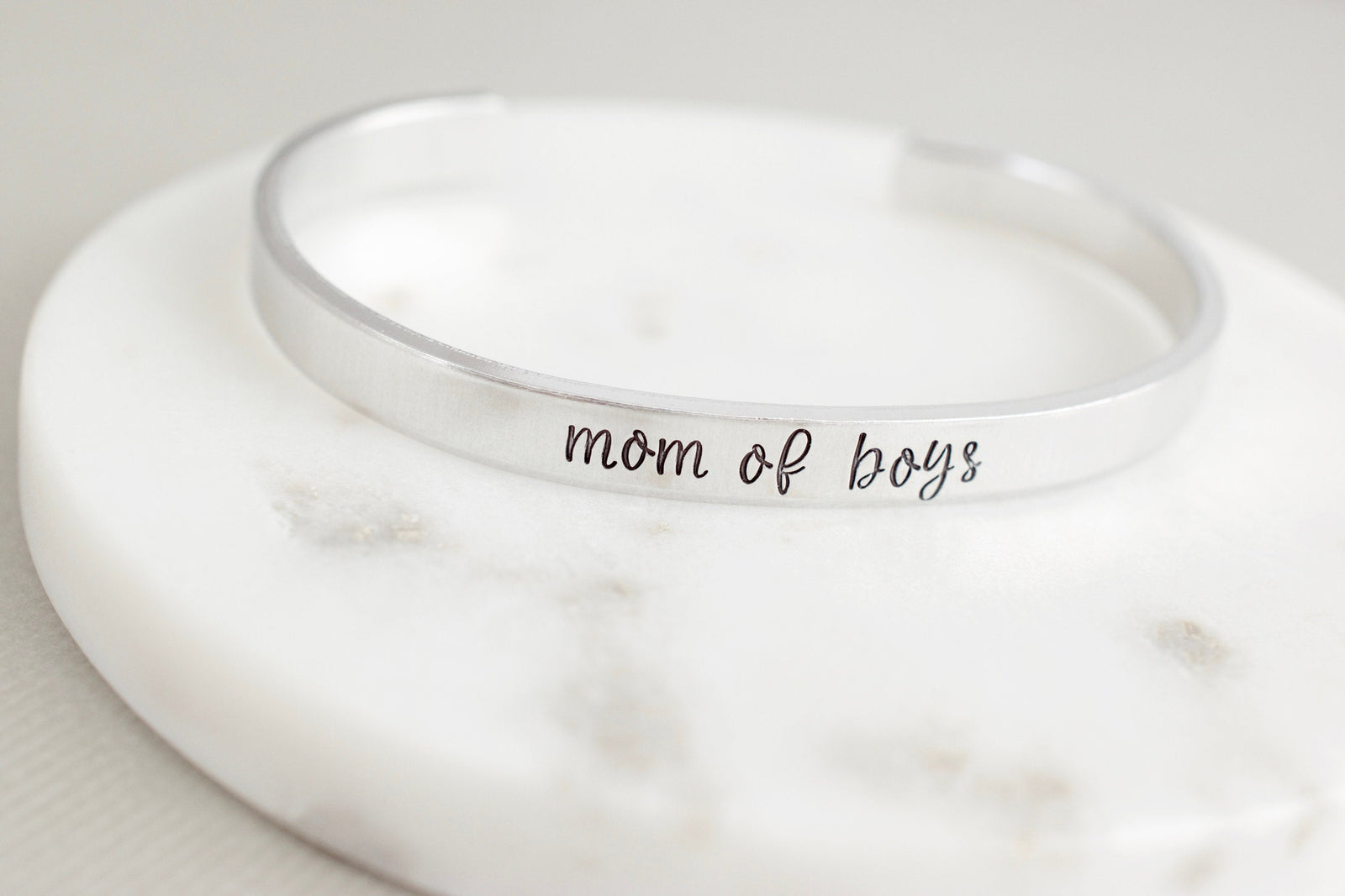 Mom of Boys Bracelet