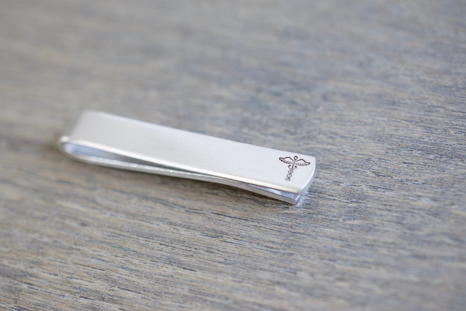 Caduceus Tie Clip