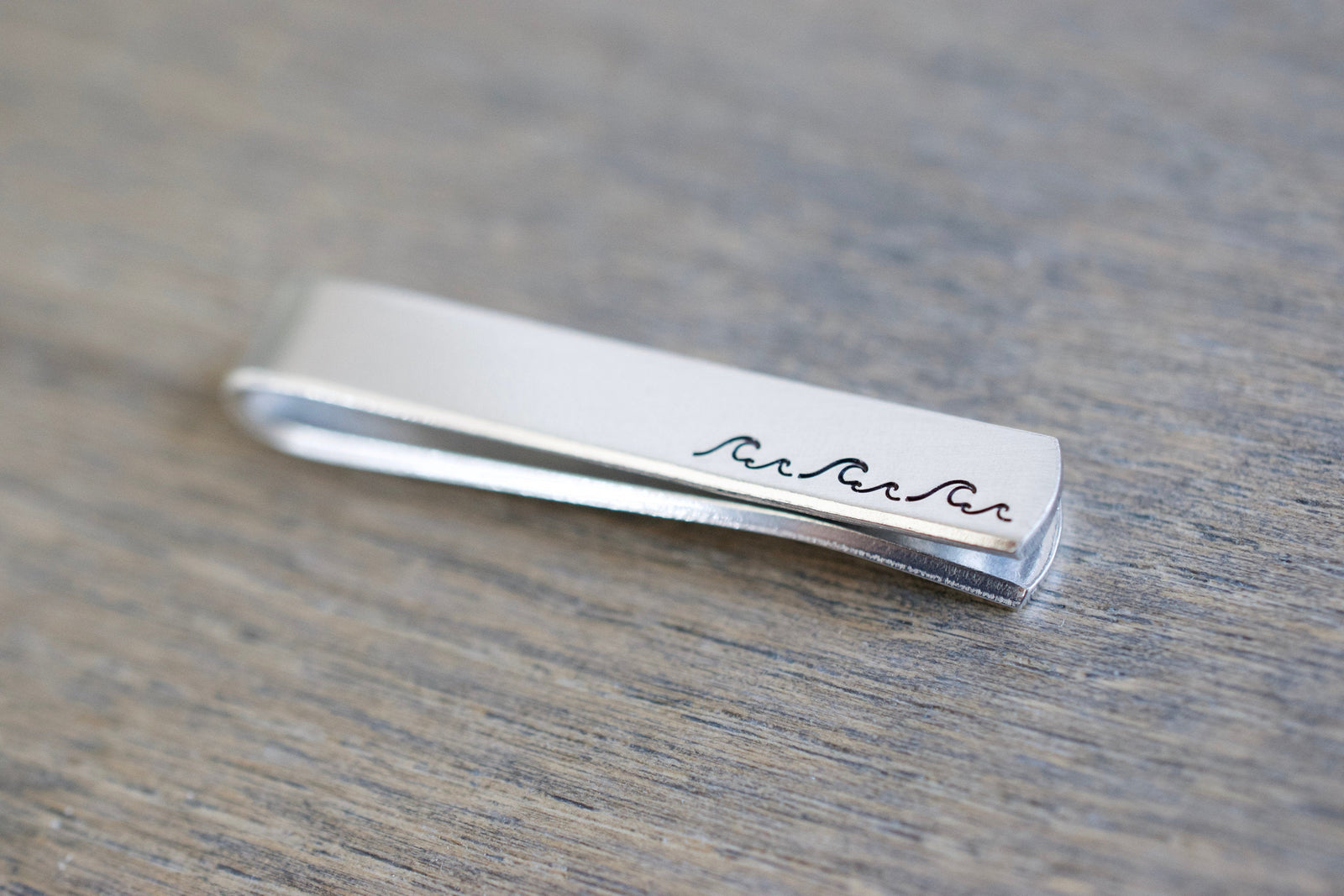 Wave Tie Clip