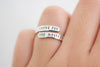 I Love You the Mostest Ring - Sterling Silver Wrap Ring - Mom Jewelry