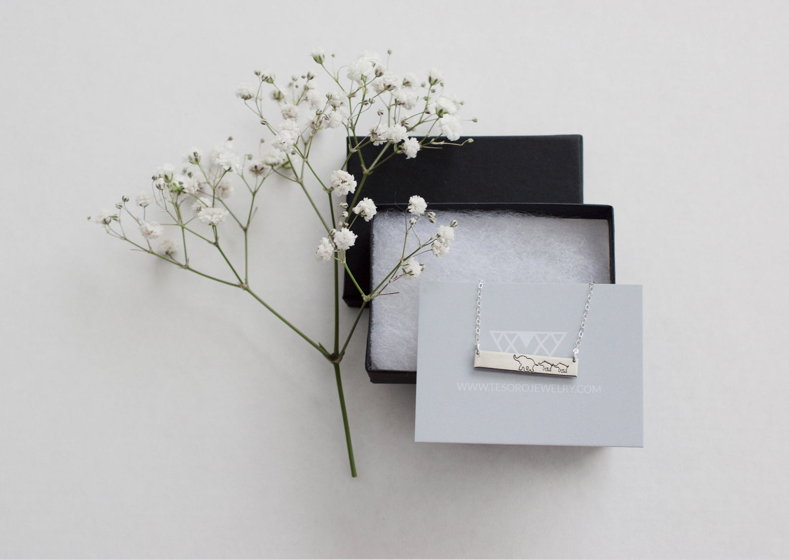 Mountain Bar Necklace - Sterling, 14kt Gold Fill, Rose Gold
