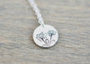 Daffodil Necklace - Birthmonth Flower Jewelry - March Jewelry - Small Daffodil Charm