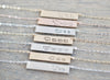 Mama and Baby Bar Necklace - Custom Bar Necklace - Gift for Mom, Her, Grandma