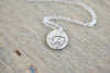 Poppy Necklace - Birth month Flower Jewelry - August Jewelry - Poppy Charm
