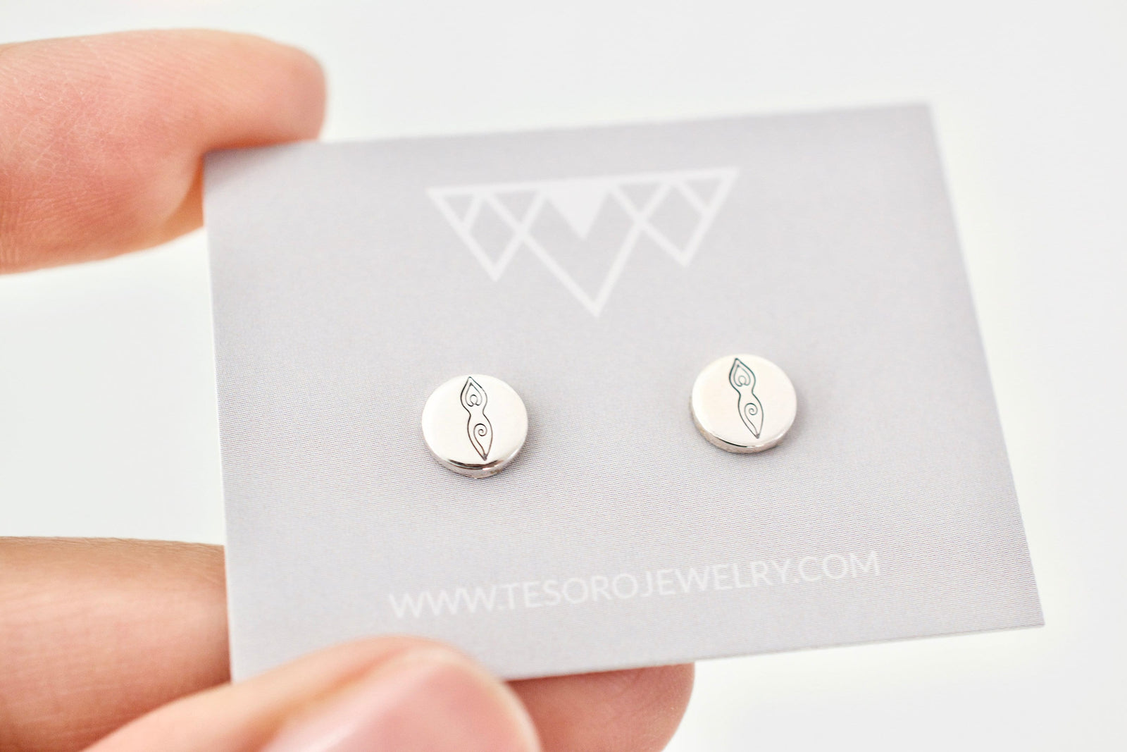 Goddess Earrings - Sterling Earrings for Her