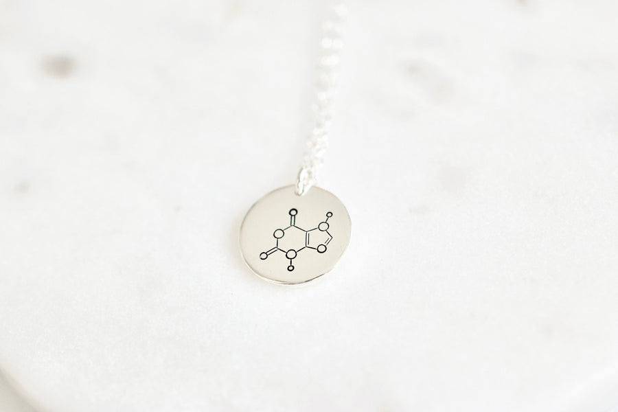 Chocolate Molecule Necklace
