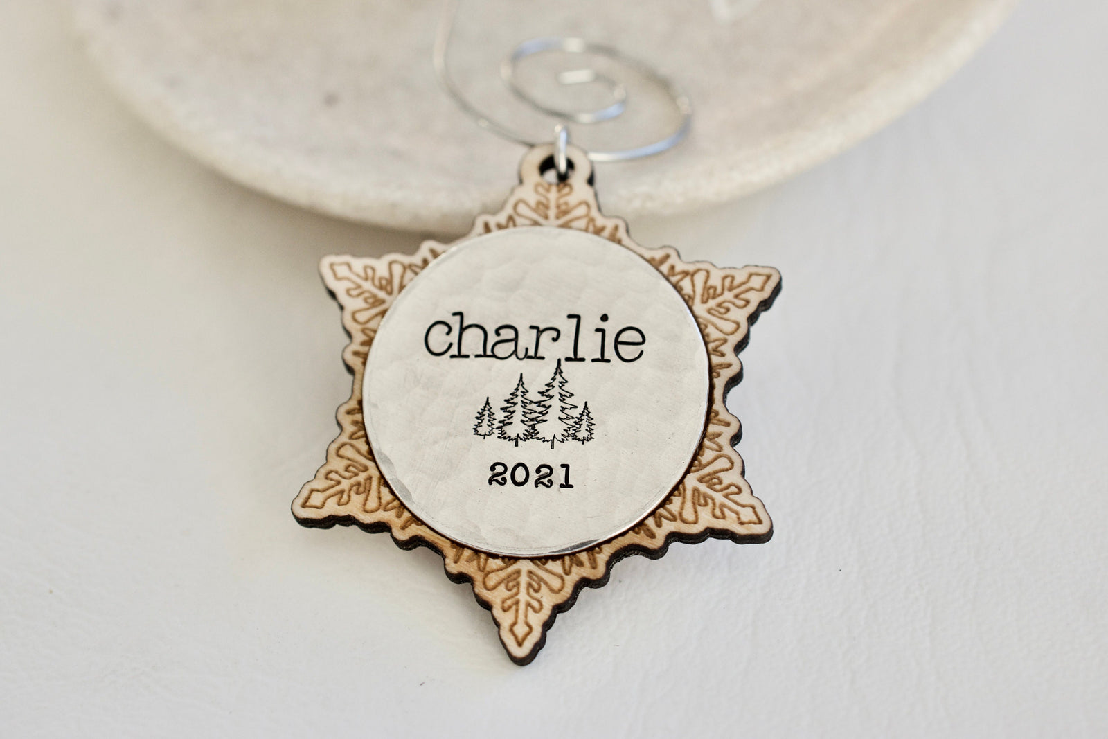 Name Ornament - Christmas Tree Ornament
