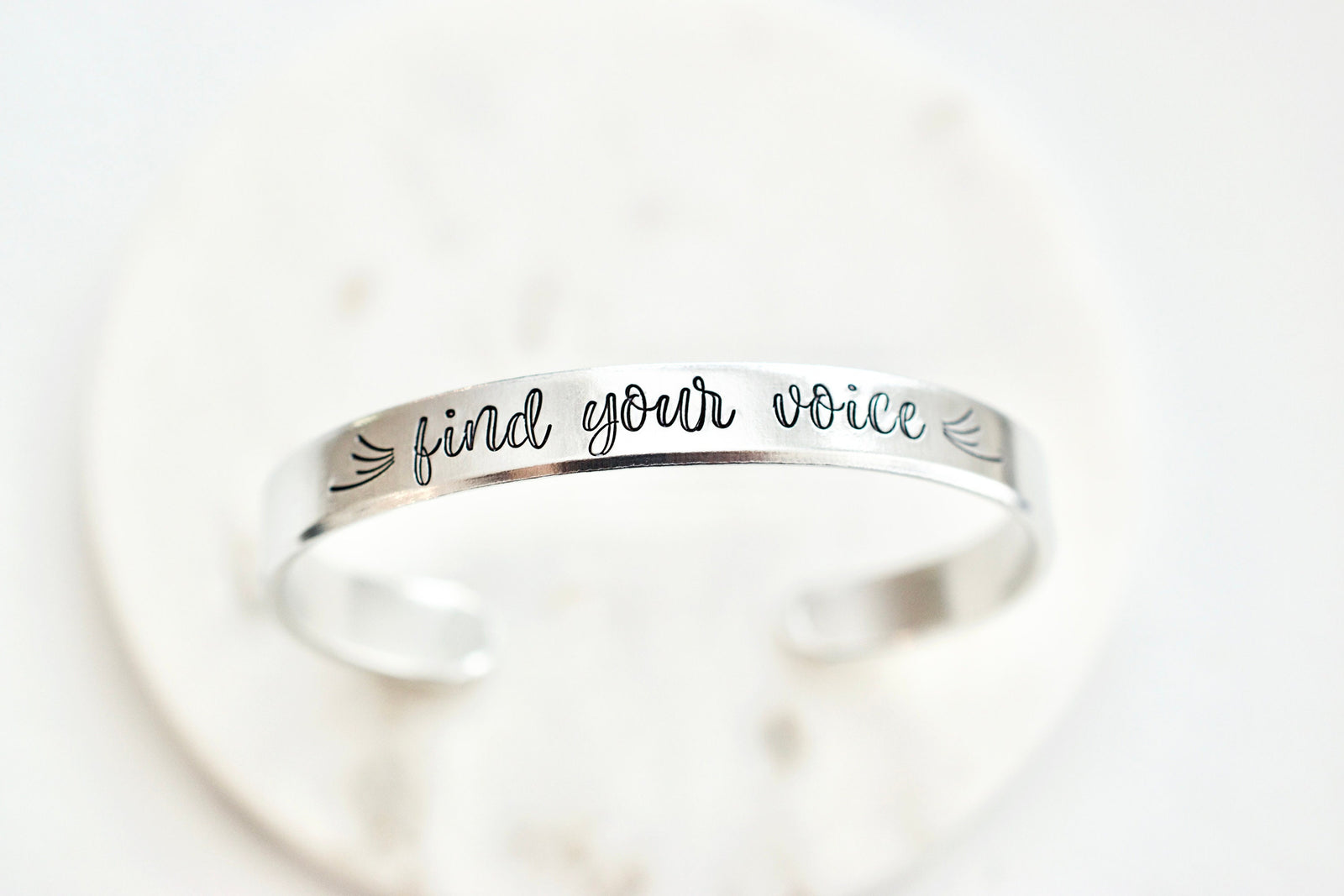 Find your Voice Bracelet - 1/4 inch