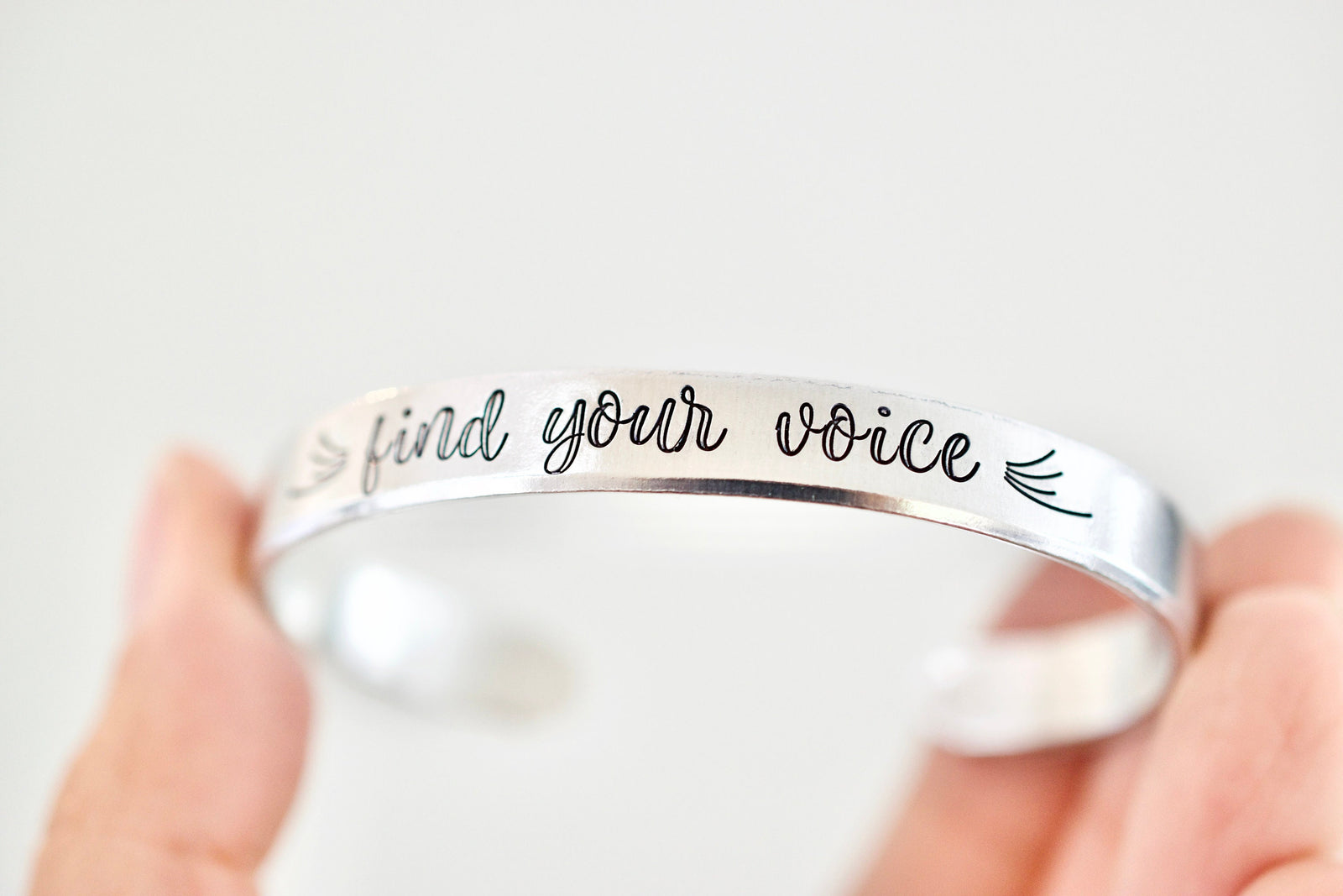 Find your Voice Bracelet - 1/4 inch