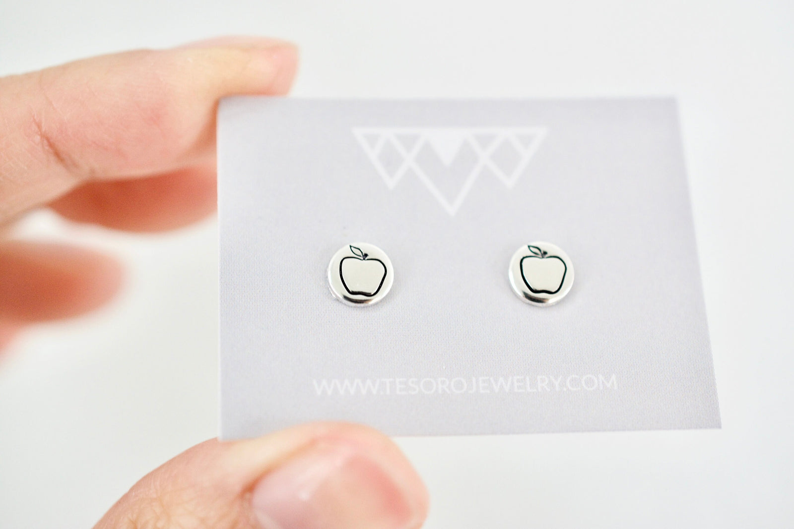 Apple Earrings - Teacher Gift