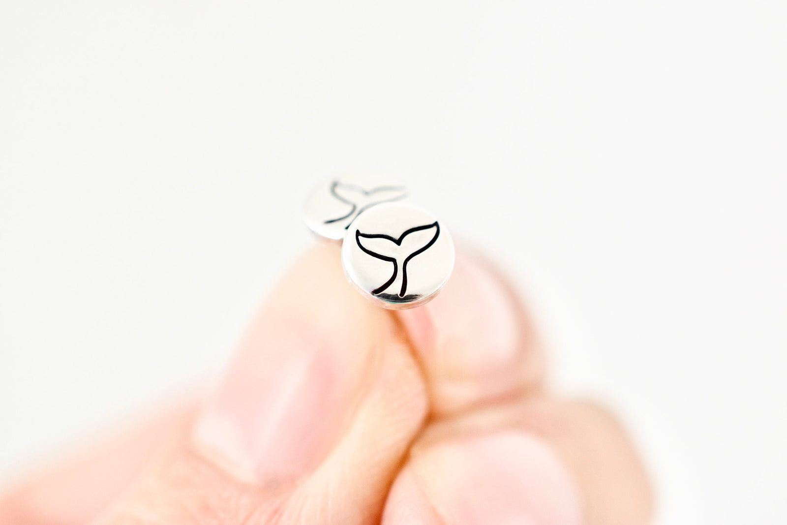 Whale Tail Earrings - Mermaid Tail Jewelry