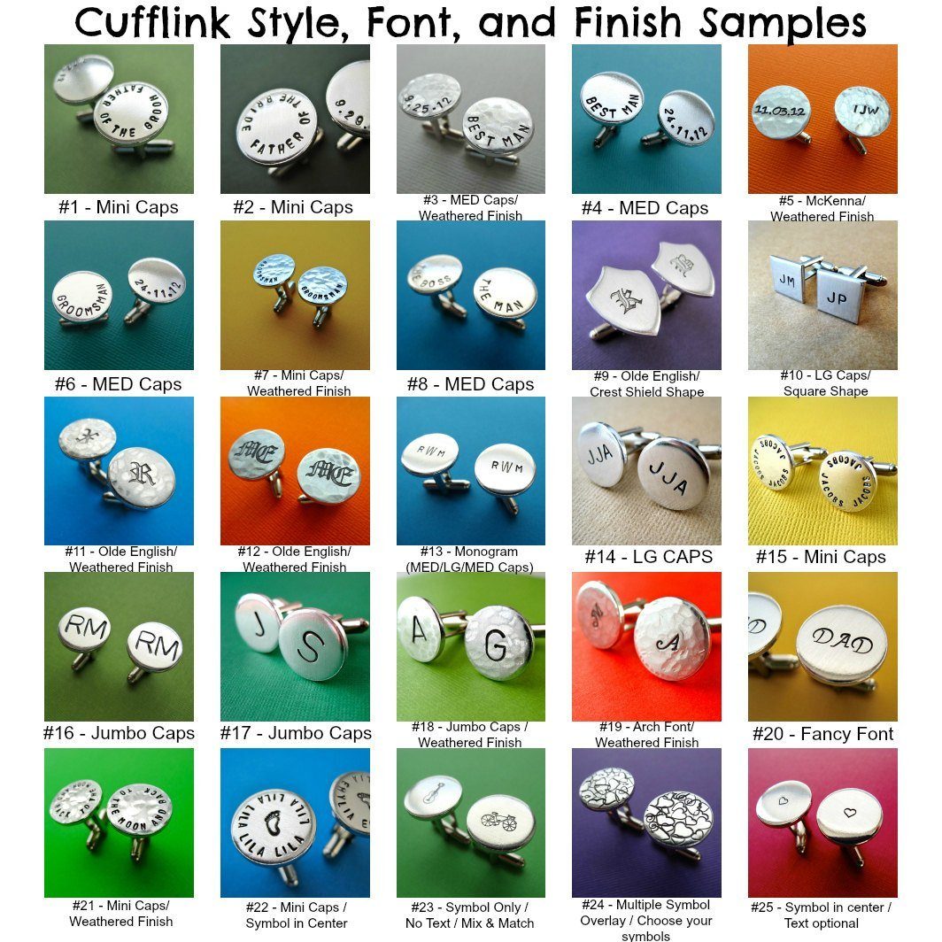 Personalized Cuff Links