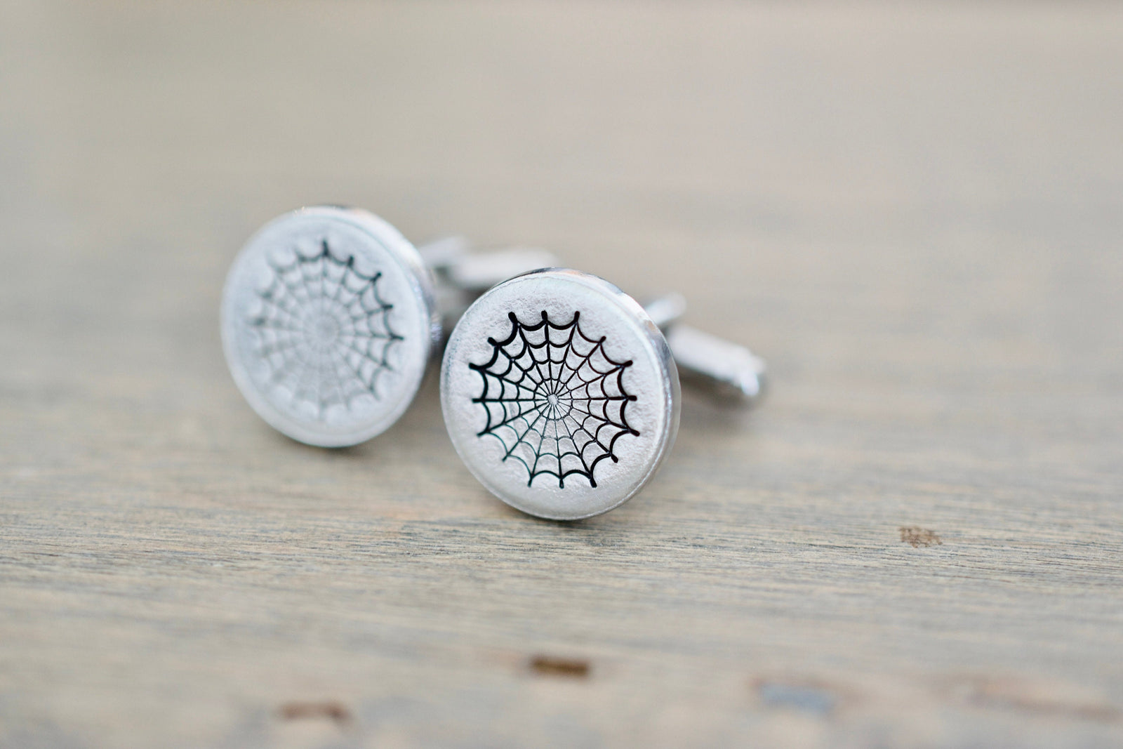Spider Web Cufflinks