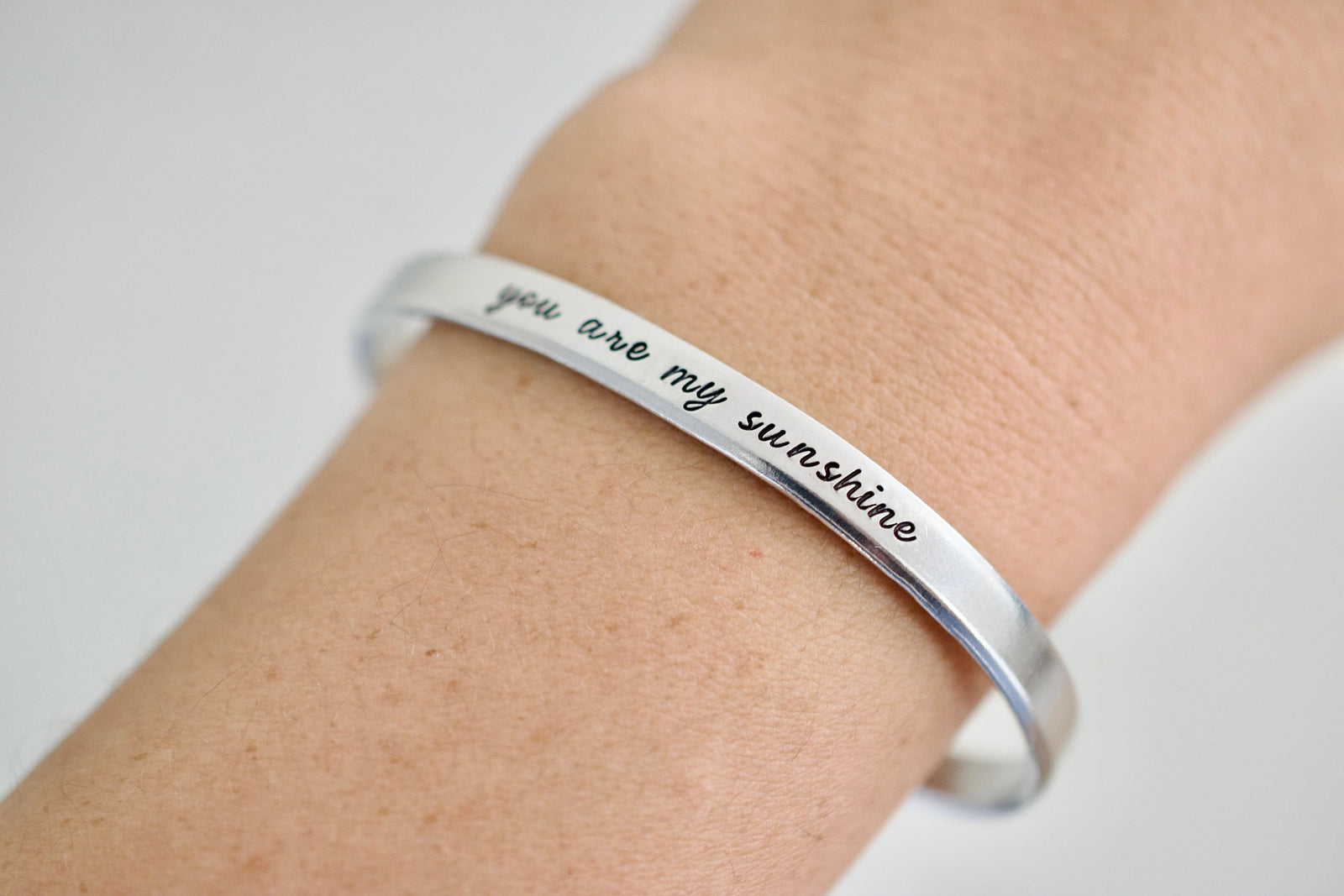 You are my Sunshine Bracelet - Cuff Bracelet - 1/5 inch