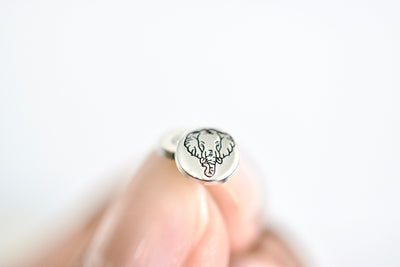 Elephant Earrings - Sterling Animal Stud Earrings