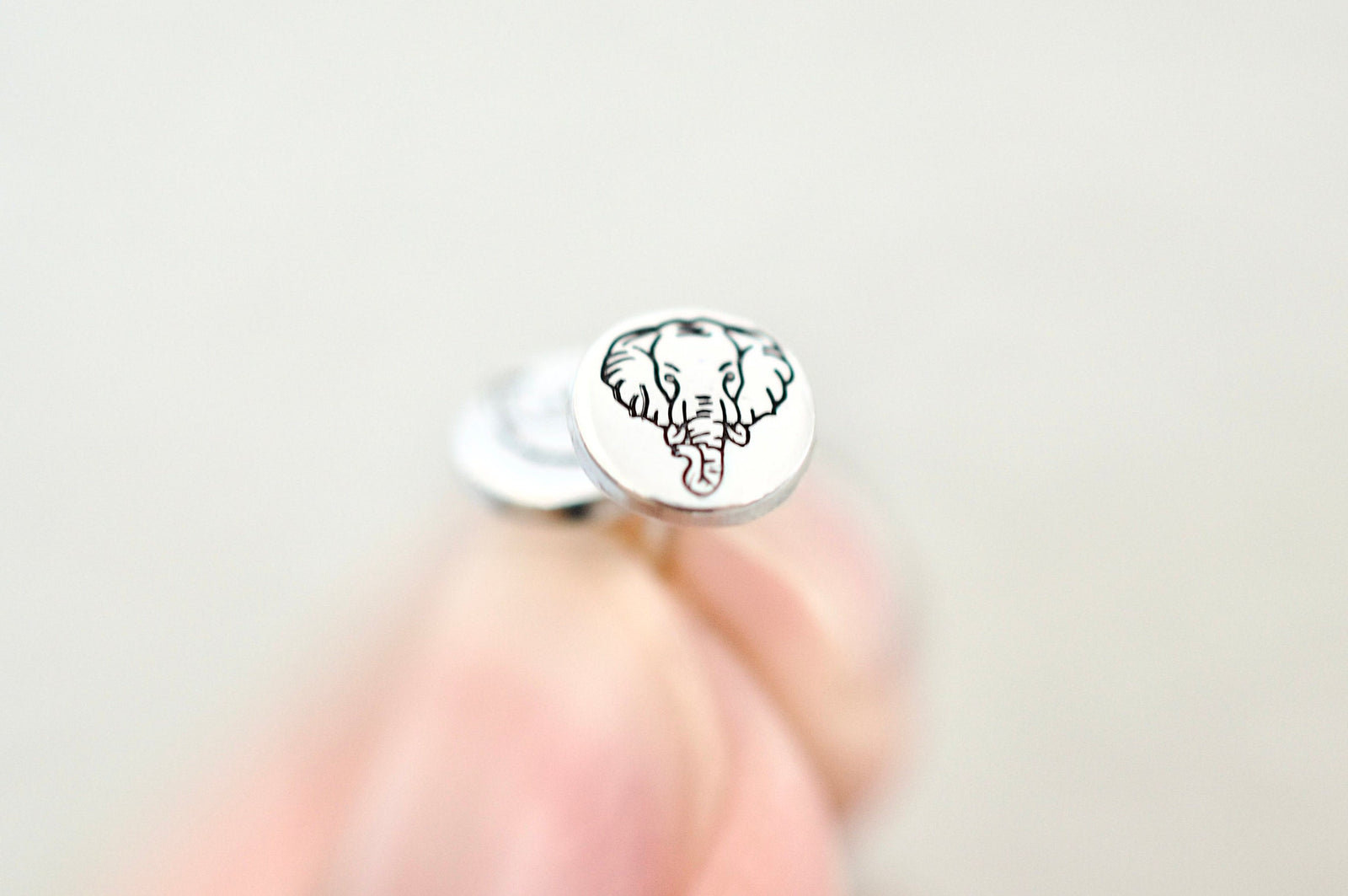 Elephant Earrings - Sterling Animal Stud Earrings