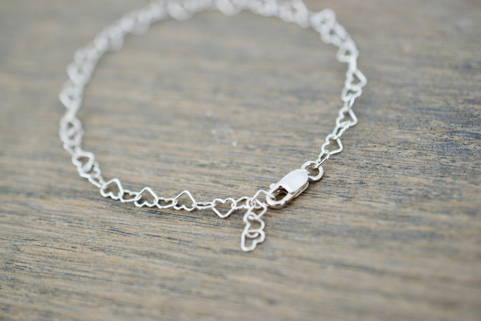 Heart Bracelet - Adjustable Bracelet - Personalized Charm Option