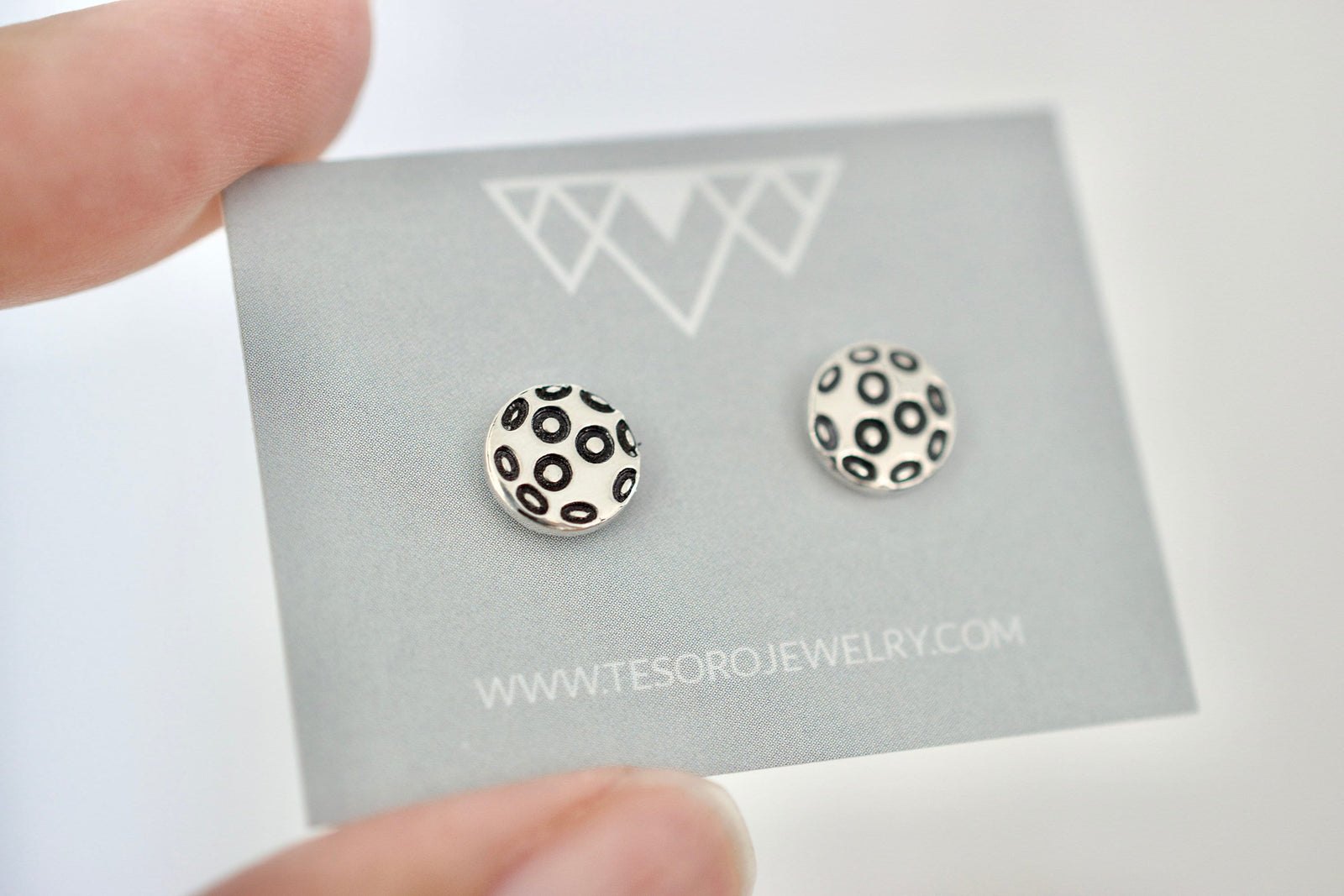 Pickleball Earrings - Sterling Stud Earrings