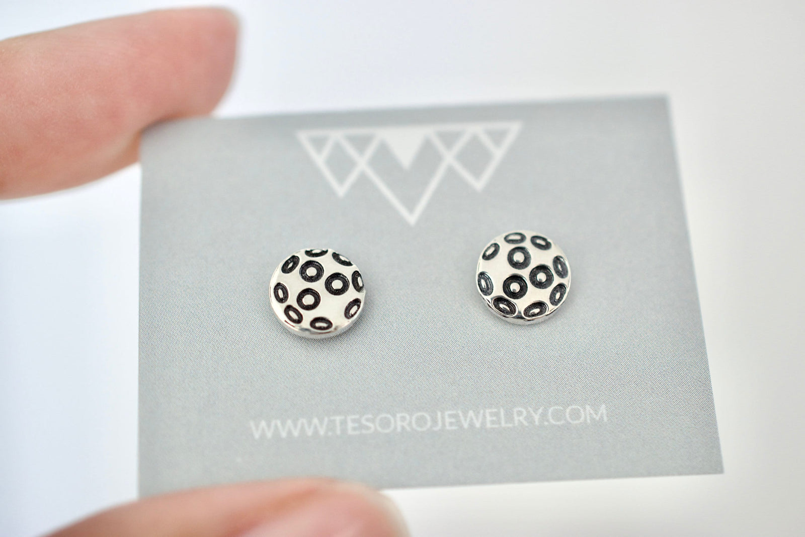 Pickleball Earrings - Sterling Stud Earrings