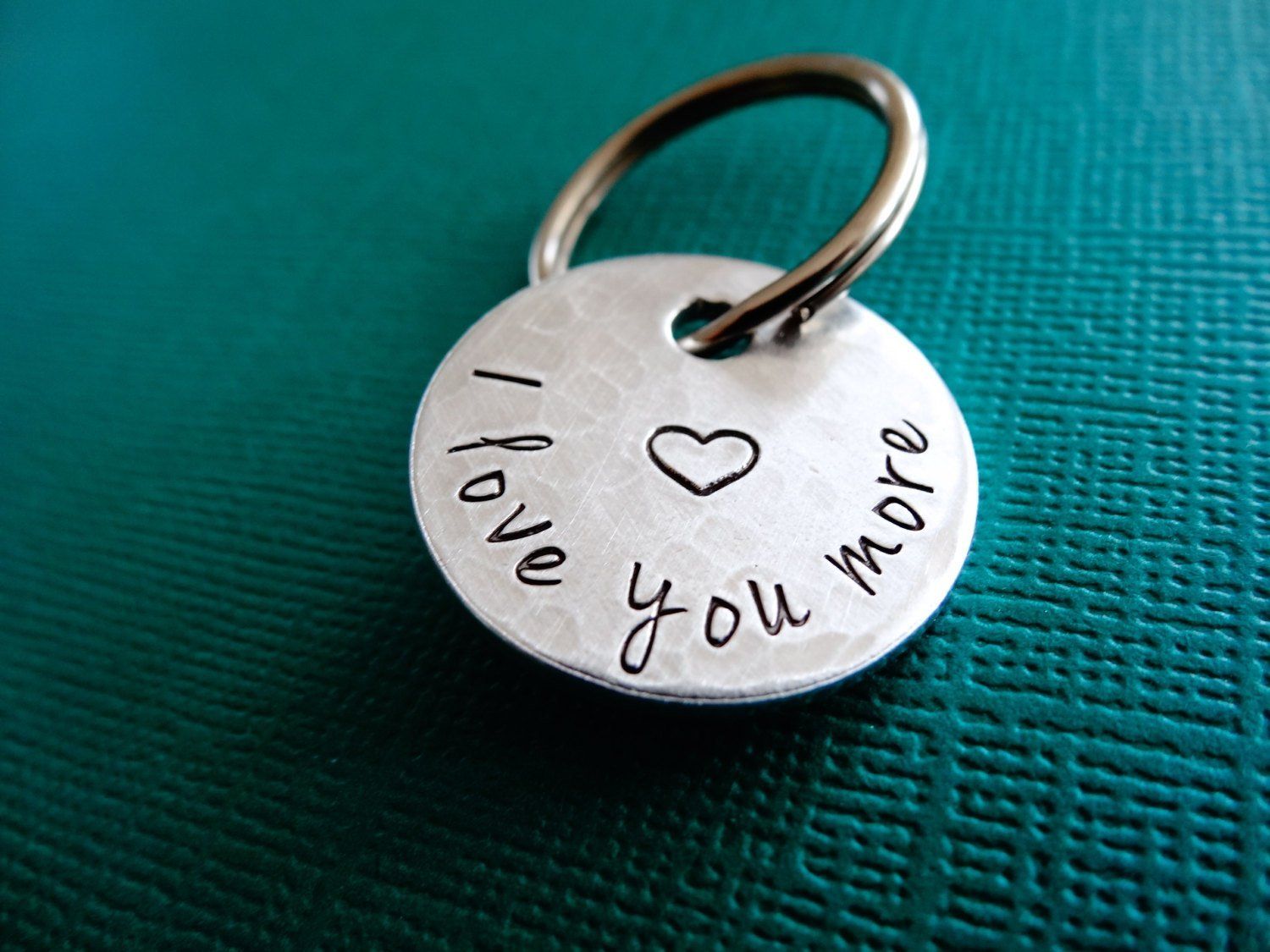 I Love You More Keychain