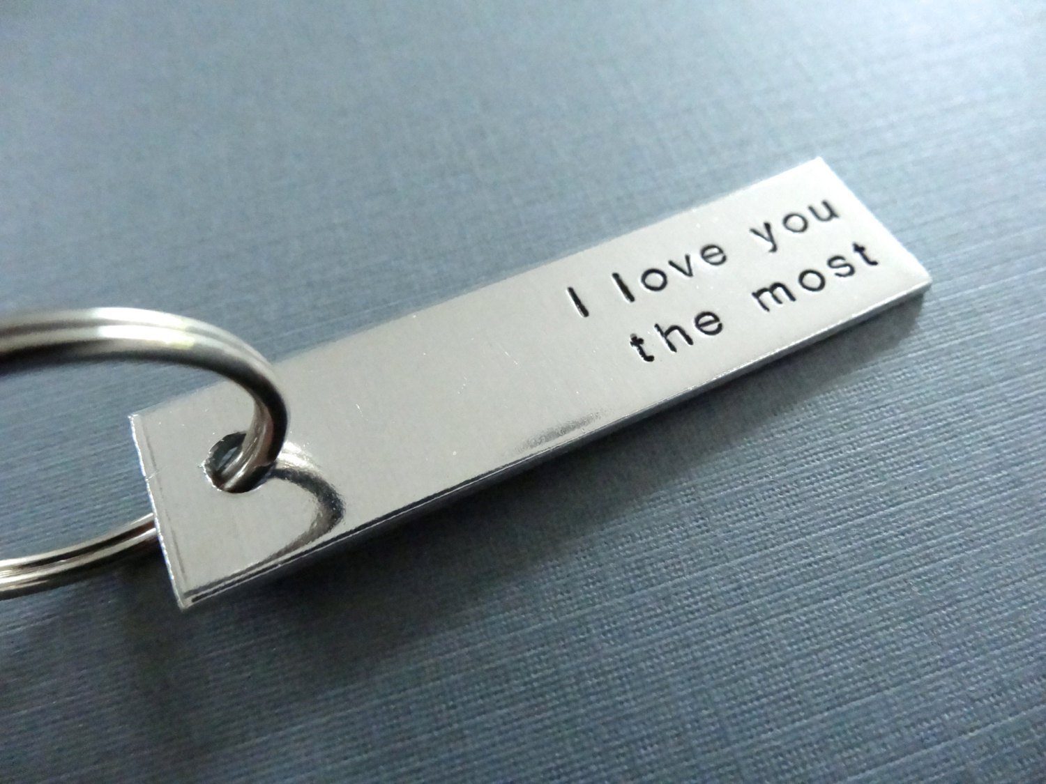 I love you the most Keychain