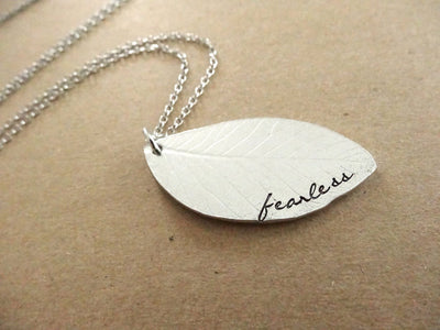 Fearless Necklace, close up