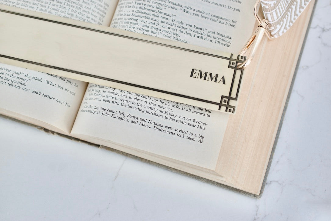 Custom Name Bookmark Purse