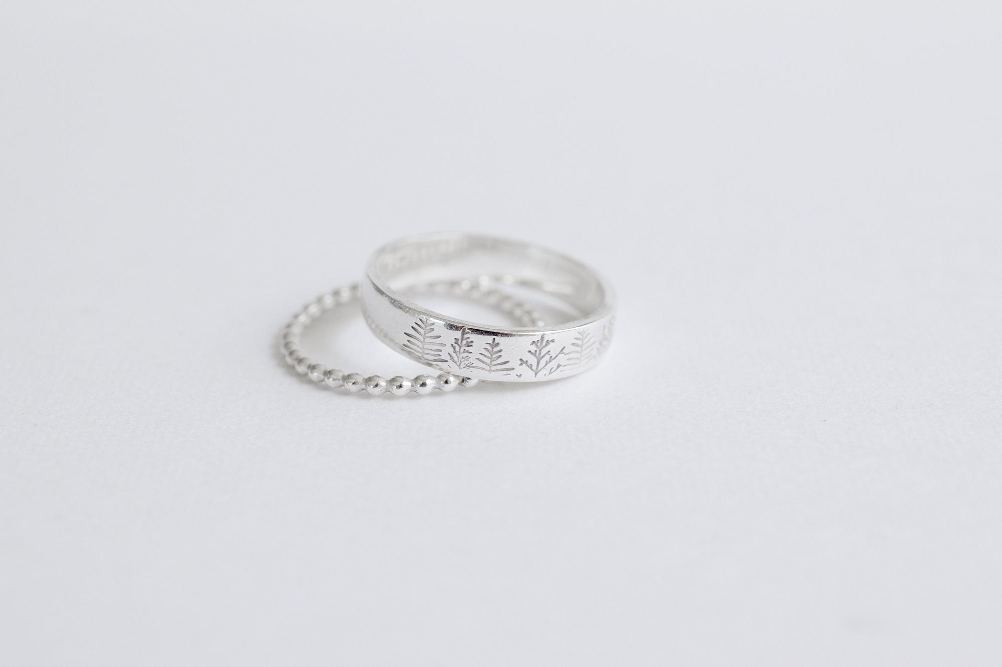 Gold Beaded Ring - Stacking Ring - Gold Accent Ring