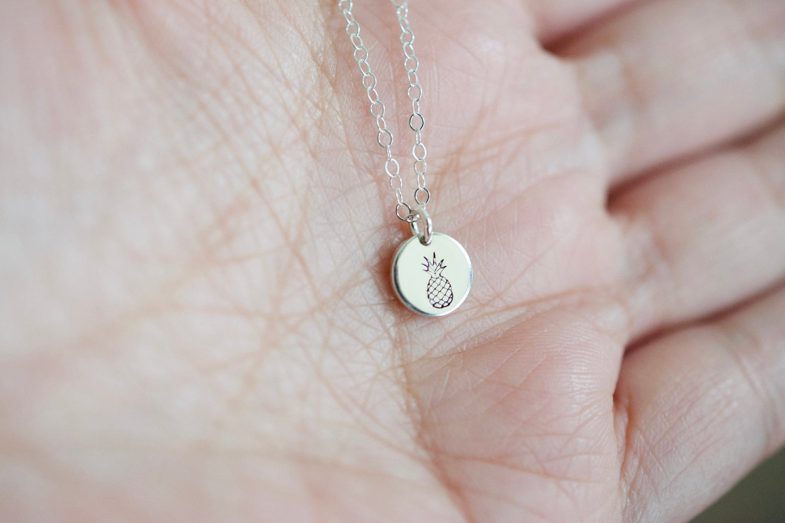 Moon and Stars Necklace - Sterling Necklace
