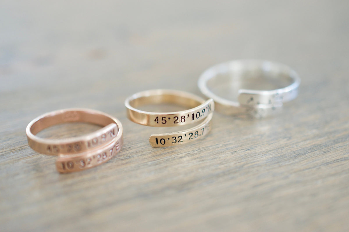 Personalized Wrap Ring