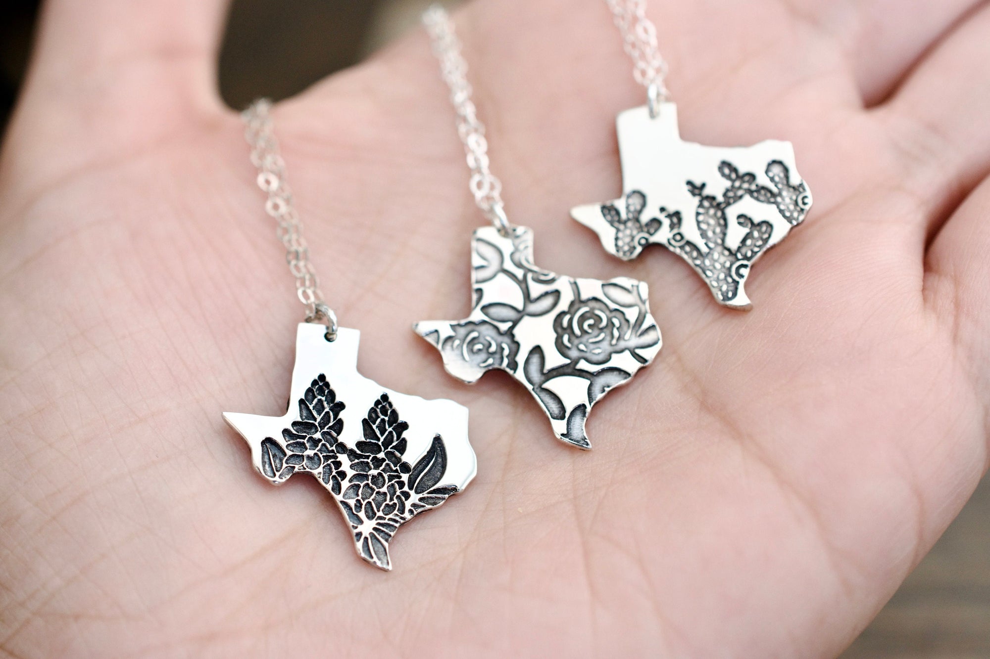 Texas Sunset Necklace - Sterling Texas Charm