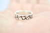 Spider Web Ring - Sterling Ring - Halloween Jewelry