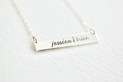 Custom Name Necklace - Couples Necklace