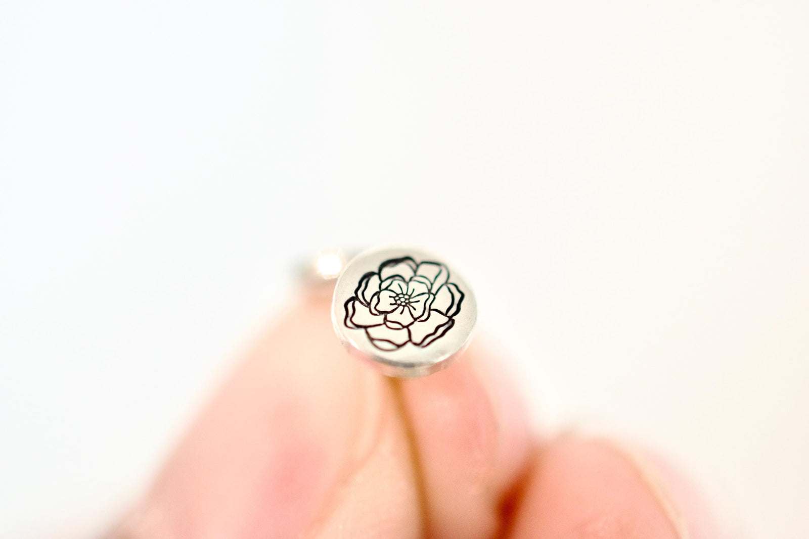 Peony Earrings - November Birth Month Flower